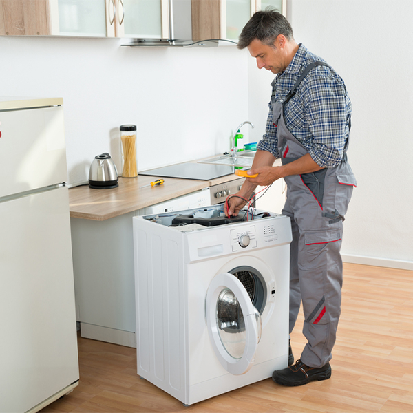 can you walk me through the steps of troubleshooting my washer issue in Freeburn